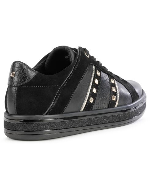 Baskets en Cuir Leelu noires