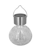 Lampion solaire inox - 11.5x9.5 cm