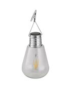 Ampoule solaire à suspendre filament - 23.5/16.5x10 cm