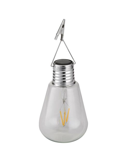 Ampoule solaire à suspendre filament - 23.5/16.5x10 cm