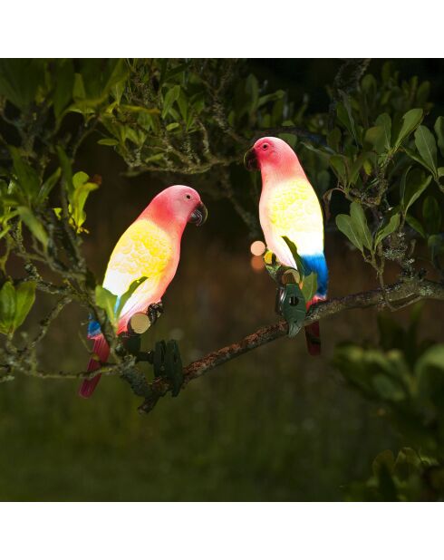 Loro solar con clip, 7,3 x 11 x 23 cm