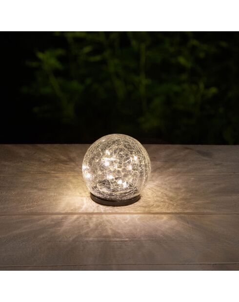 Sphère solaire effet verre brisé - D.10 cm