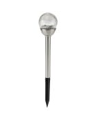 Lanterne solaire inox - 56/45.2x12 cm