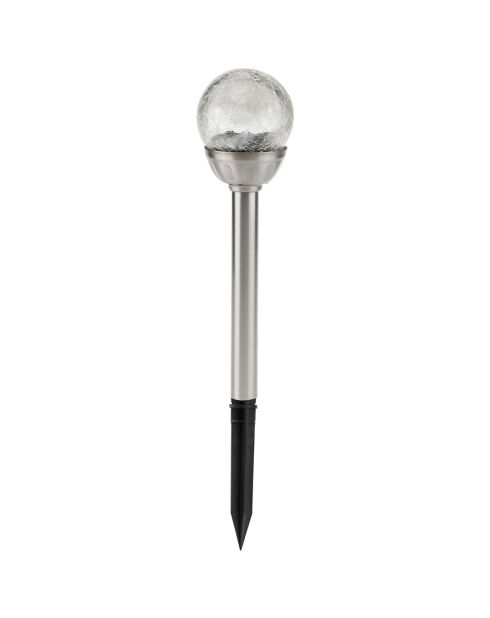 Lanterne solaire inox - 56/45.2x12 cm