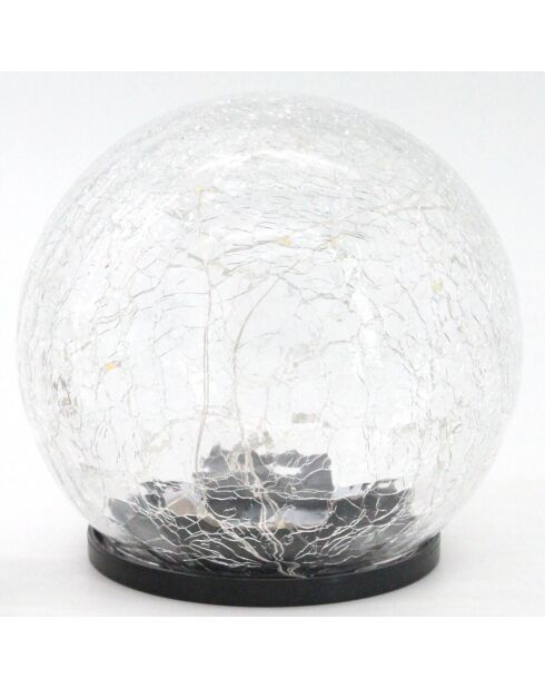 Esfera solar con efecto cristal roto - D.15 cm