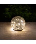 Sphère solaire effet verre brisé - D.15 cm