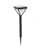 Lanterne solaire inox - 56.1/42x1.3 cm