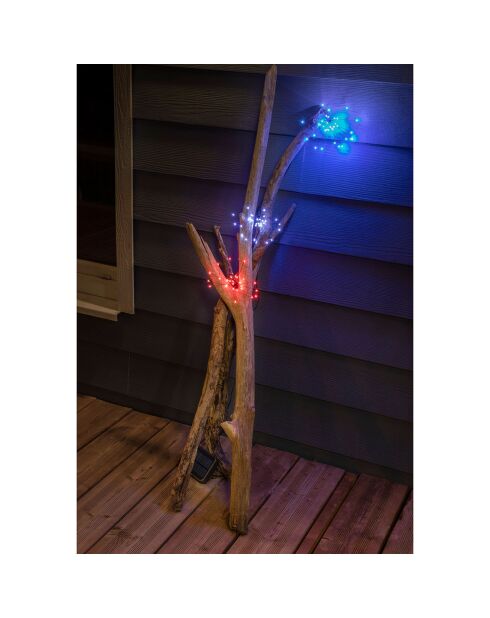 Guirlande solaire 3 étoiles rayonnantes - 3m