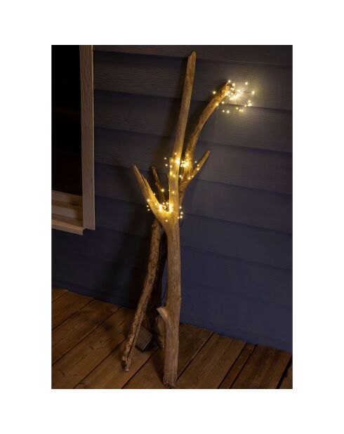 Guirlande solaire 3 étoiles rayonnantes - 3m