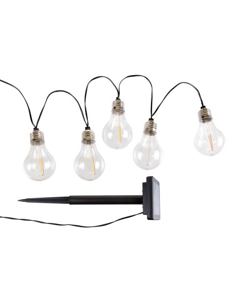 Guirlande solaire guinguette 10 LED - 3.80m