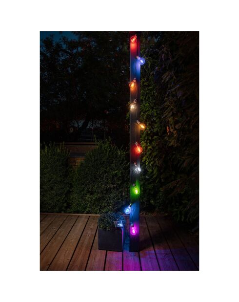 Guirlande solaire guinguette 10 LED - 3.80m