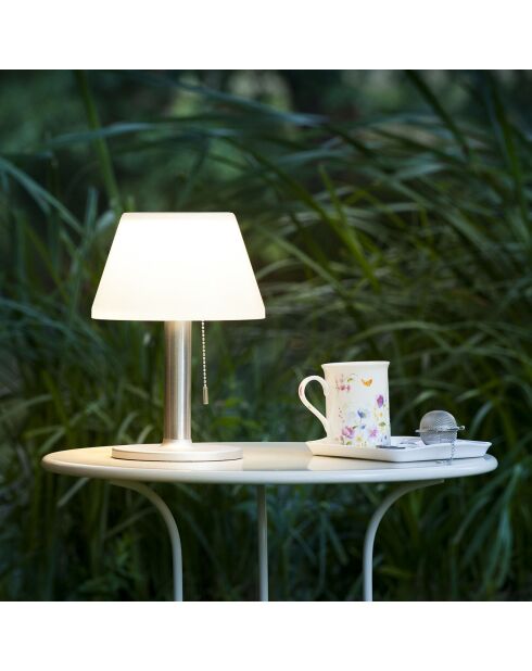 Lampe de table solaire très éclairante - 28x20 cm