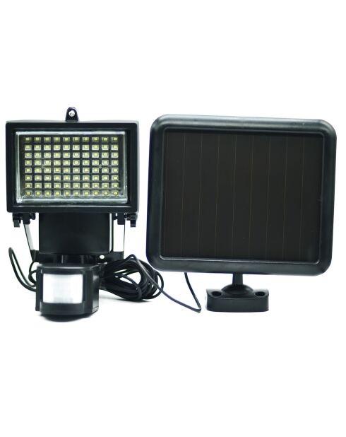 Foco solar muy luminoso con detector de presencia - 13,7x15,5x35 cm