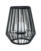 Lanterne décorative H30 boule perlée - 30.5x25.8 cm