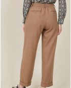 Pantalon en Laine mélangée Pionnier camel