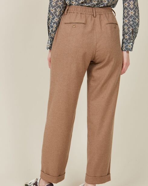 Pantalon en Laine mélangée Pionnier camel