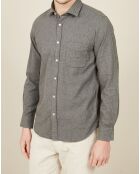 Chemise Slim en Flanelle de Coton Storm flanelle