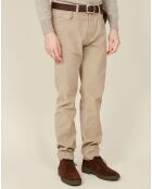 Pantalon en Velours côtelé Tim beige