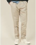 Pantalon chino Tom beige