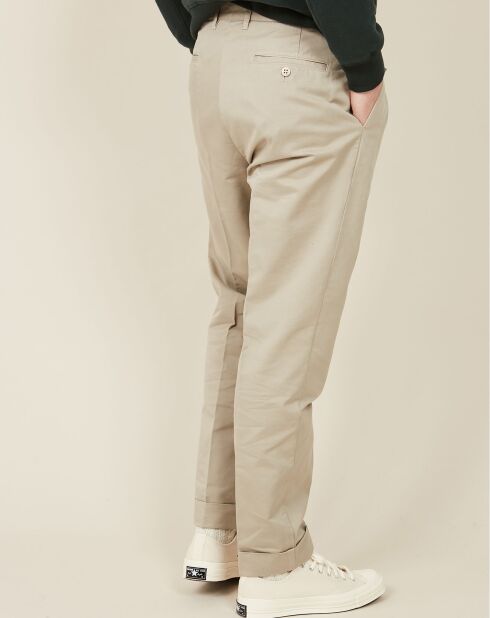 Pantalon chino Tom beige