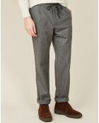 Pantalon 100% Laine Tanker gris