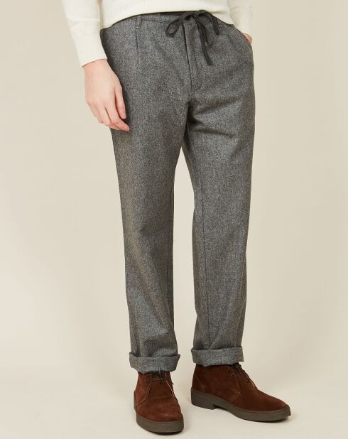 Pantalon 100% Laine Tanker gris