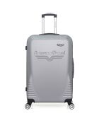 Valise Moyen séjour 4 roues doubles Dc 65 cm grise
