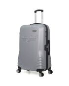 Valise Moyen séjour 4 roues doubles Dc 65 cm grise