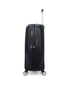 Valise Moyen séjour 4 roues doubles Dc 65 cm noire