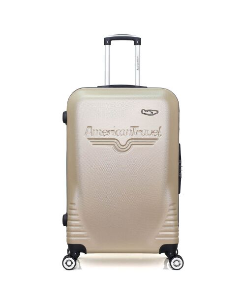Valigia lunga 4 ruote doppie Dc 75 cm oro