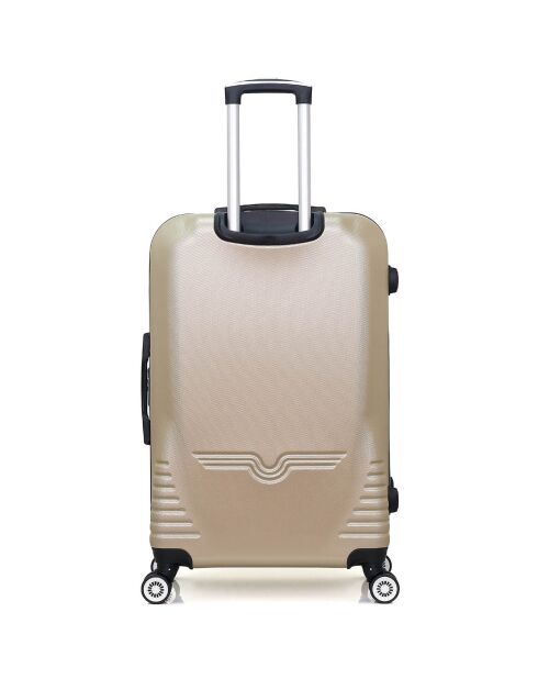 Valigia lunga 4 ruote doppie Dc 75 cm oro