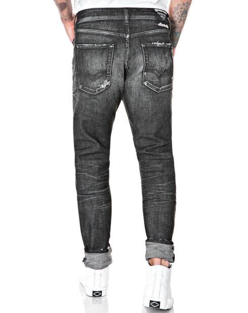 Jean Tapered Tinmar noir délavé