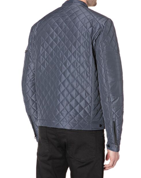 Blouson Padded Matelassé bleu