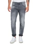 Jean droit en Coton Bio 573 Grover gris moyen