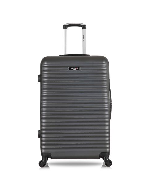 Valise Cabine 4 roues simples 55 cm Brazilia gris foncé