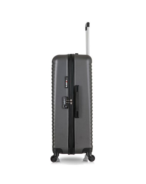 Valise Cabine 4 roues simples 55 cm Brazilia gris foncé