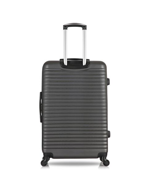 Valise Cabine 4 roues simples 55 cm Brazilia gris foncé