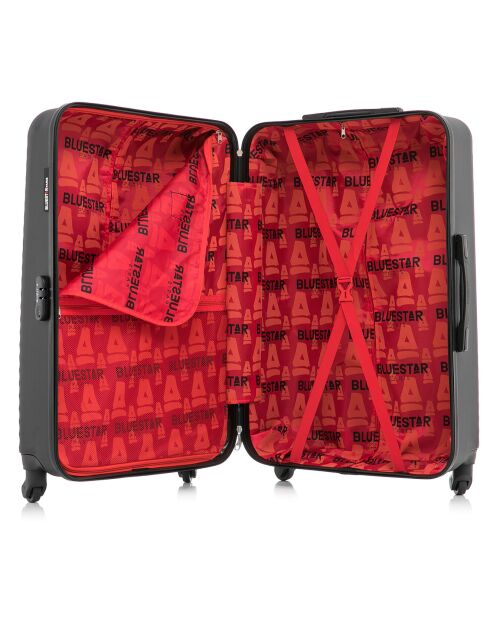 Valise Long Séjour 4 roues simples 75 cm Brazilia noire