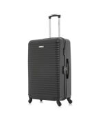 Valise Long Séjour 4 roues simples 75 cm Brazilia noire