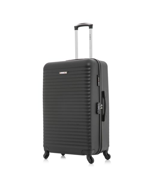 Valise Long Séjour 4 roues simples 75 cm Brazilia noire