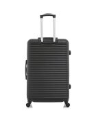 Valise Long Séjour 4 roues simples 75 cm Brazilia noire