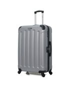 Madrid 4-Rad-Kabinenkoffer mit Einrad 55 cm Silber