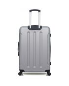 Madrid 4-Rad-Kabinenkoffer mit Einrad 55 cm Silber
