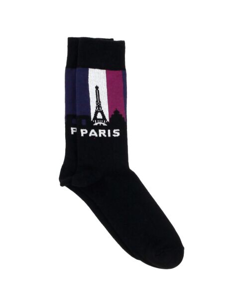 Chaussettes Gaspard rouge bordeaux