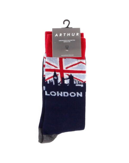 Chaussettes Samuel bleu marine