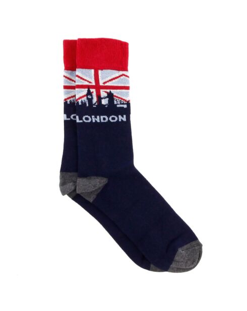 Chaussettes Samuel bleu marine