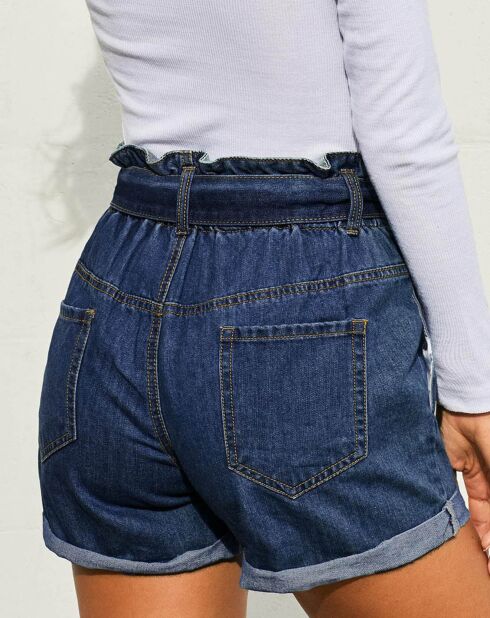 Short Clara en jean denim brut