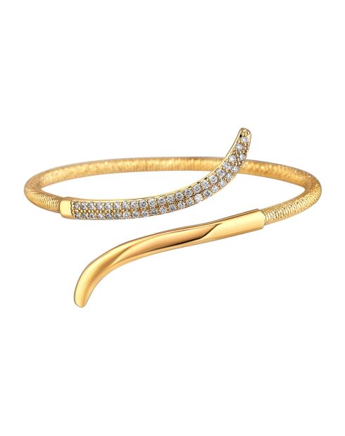 Bracelet jonc Liane doré