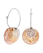 Evanescence zilver/goud/roze oorbellen