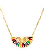 Collier Gyptos émaille doré/multicolore